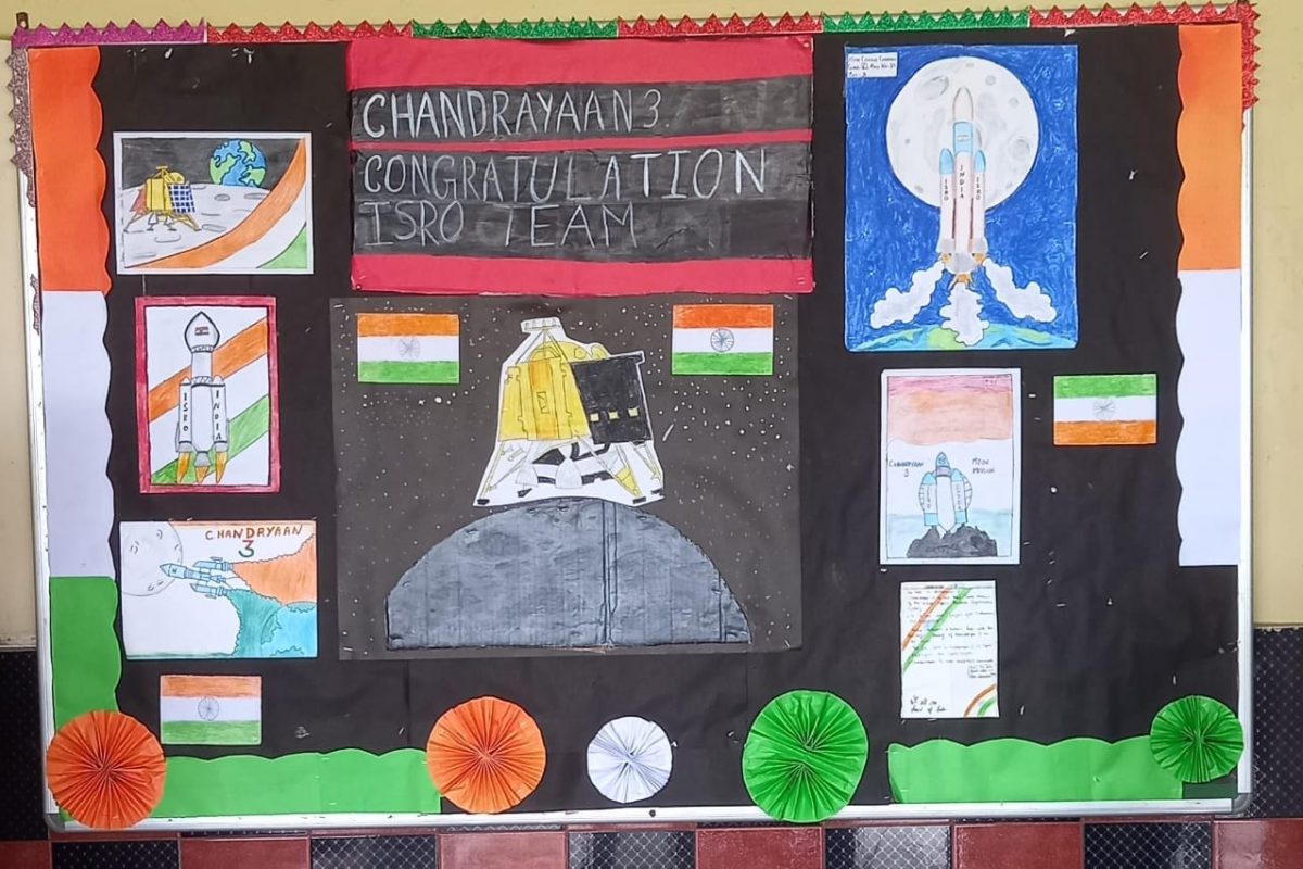 Celebration on the success of soft-landing on the moon by Chandrayaan-3